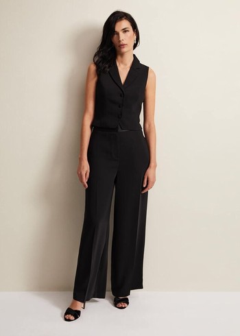 Phase Eight Elandra Tux Trousers Black Canada | ZKJABC-941